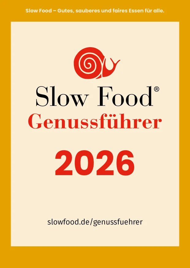 Empfohlen im Slow Food Genussführer 2026
